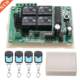 Mayitr 4pcs 4MHz Rolling Code Remote Control Auto +12V Wir