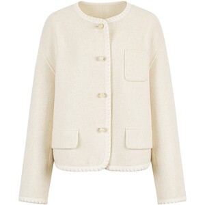 
Yixiangliying Xiaoxiangfeng full wool coat for women short 2025 winter new small double-sided tweed jacket