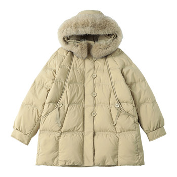
Mom's winter high-end style down jacket duck down jacket