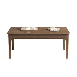 
Solid wood coffee table modern simple Nordic style furniture small living room home office meeting high tea table