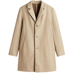 
HM men's woolen coat winter British style fashion single-breasted long coat 1294108