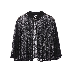 Lace sunscreen small shawl in summer with skirt Mom cloak, piercing wind net red cheongsam outer cardigan lady jacket
