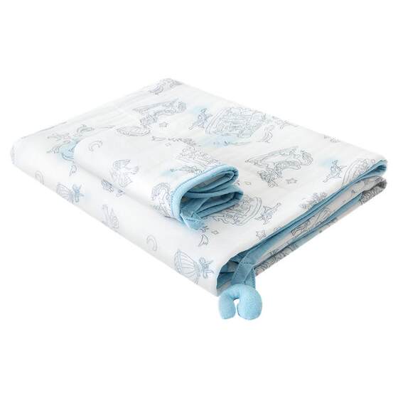 
Mini bala bala baby gauze bath towel baby newborn bamboo cotton antibacterial soft wrap single wrap blanket