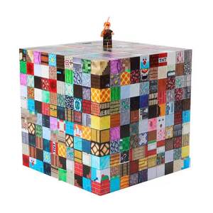 
2025 new Minecraft Magnetic Square Little Man Building Blocks MC Magnet Stone Assembly Toys Birthday Gift