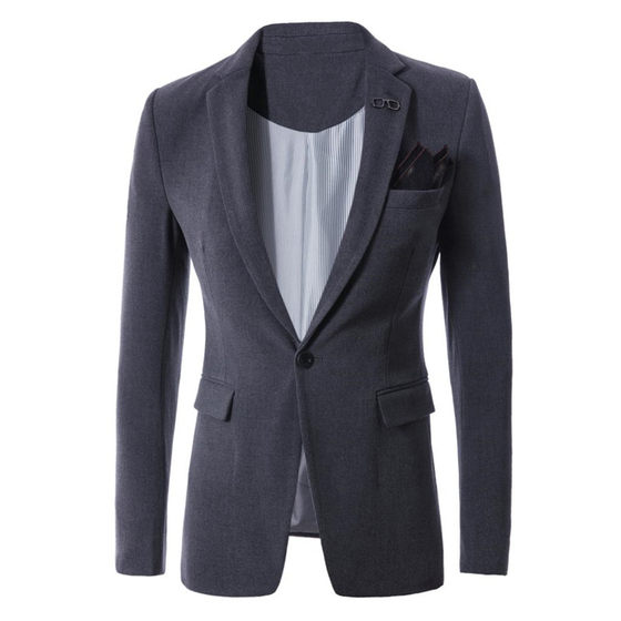 
2026 new leather jacket men's slim-fitting Korean style high-end small suit handsome suit motorcycle PU leather jacket trendy