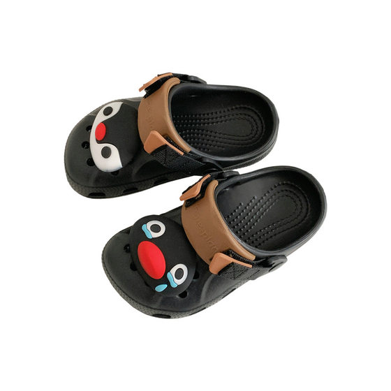 
Foreign trade children's Crocs, boys' sandals and slippers, girls' summer middle-aged and older children's non-slip toe-cap beach shoes, fashionable