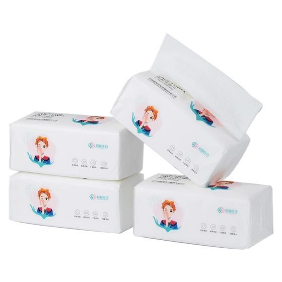 Super subwool soft towel disposable face wash towel cleansing face wash face wipes face wipes without hair loss for babies 80 pumps*3 packs
