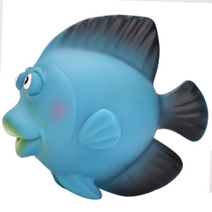 Children's toy fish soft glue marine animal cartoon cute baby playing water drama water baby bath spray water set