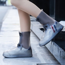 Дождевые туфли носят мужские и женские силиконовые, водонепроницаемые, противоскользящие, толстые, износостойкие, многократное использование детской обуви для воды