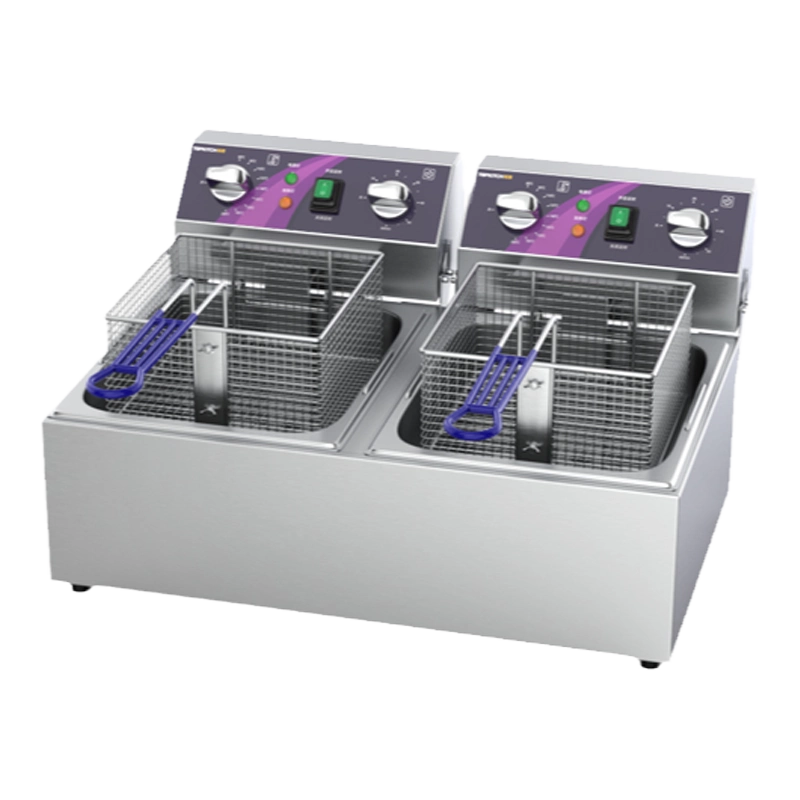 業務用二層ガスフライヤー＆業務用冷蔵庫