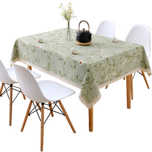 Fang -shaped dining table cloth table cloth fabric cotton and linen American rectangular home rural coffee table table table table table cloth coffee table cloth
