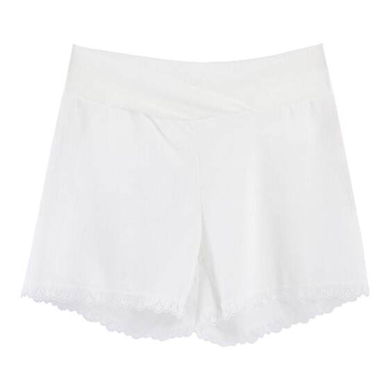 Jingqi pregnant women's safety pants in spring and summer wear thin leggings for women's anti-exposure pregnancy ice silk shorts maternity clothing
