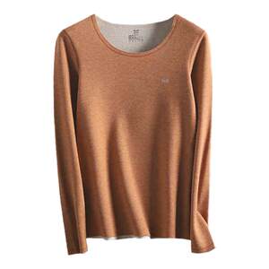 
Catman Seamless Thermal Underwear Women's Cashmere Silk Inner Autumn Clothes and Autumn Pants Set Autumn and Winter Plus Down Down Basement