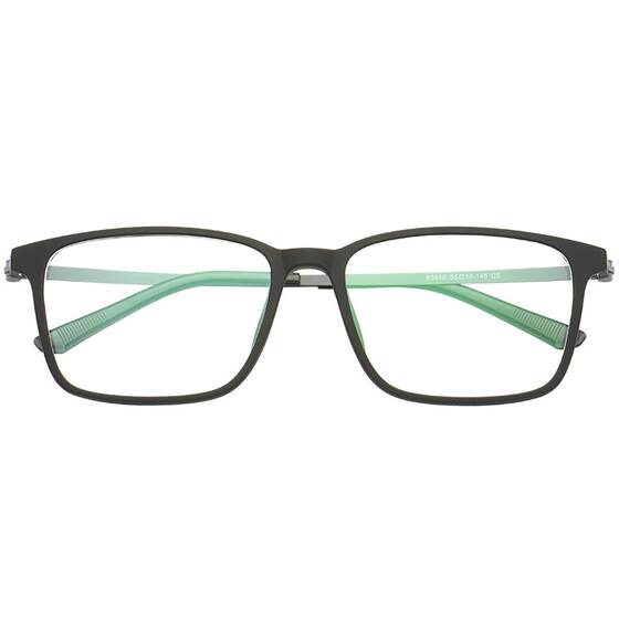 Phil Watanabe ultra-light full-frame myopia glasses frame black large square frame rubber titanium glasses anti-blue light 80840