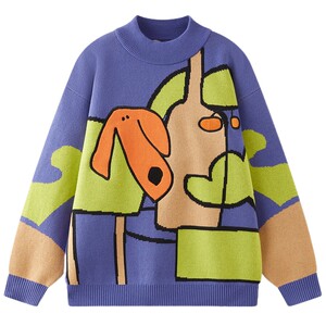
[Z][Designer Series] MQD Children's Clothing Boys Sweater Sweater 25 Winter New Style Children's Warm Contrast Color