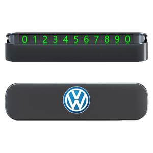 
Car temporary parking phone number plate move car parking luminous number plate creative car interior decoration ornament