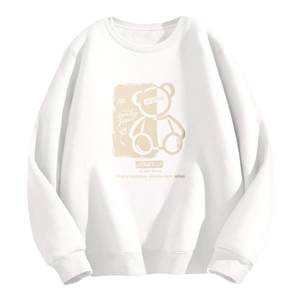 棉致休闲加绒卫衣男圆领男士秋冬款长袖上衣潮牌宽松男女同款