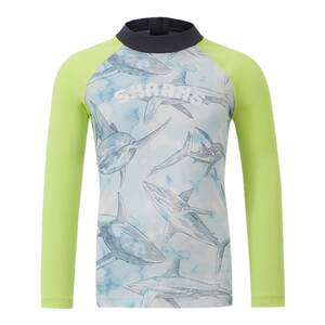 
Admiring children's boys long-sleeved stand-collar sun protection swimsuit swimsuit chlorine-resistant swimming vacation thin high elasticity not tight