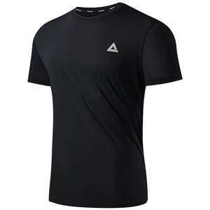 Peak Speed T -丨 Short -sleeved T -shirt Men's Summer Terry, Wet Inhalation Training Services Running Bargaining Fitness Top Man