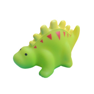 Soft glue simulation dinosaur pinching infant children early teach the drama water sounds, animals can bite baby bath toys
