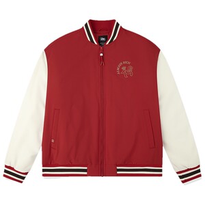 
Jordan Year of the Horse Limited Edition Baseball Collar Cotton Jacket Men's 2026 Zodiac Year Men's Anti-static Sports Casual Thick Jacket