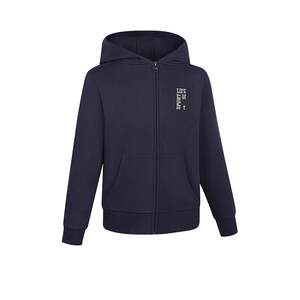 Decathlon children's sports jacket Spring and autumn boys and girls plus velvet warm hoodie jacket sweatshirt long sleeves KIDC