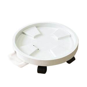 
Huixin tempered water connection box mobile flower pot tray base with wheels with plastic thickened universal wheel high-value water connection