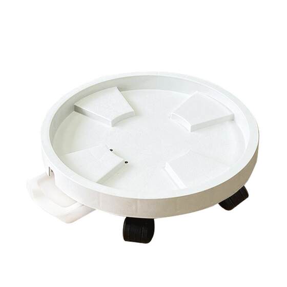 
Huixin tempered water connection box mobile flower pot tray base with wheels with plastic thickened universal wheel high-value water connection