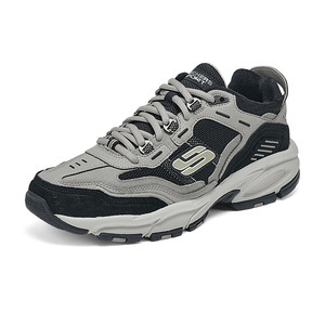 
Skechers winter men's velvet outdoor dad shoes, thick-soled, warm, trendy, comfortable and versatile sports and casual shoes