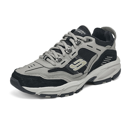 
Skechers winter men's velvet outdoor dad shoes, thick-soled, warm, trendy, comfortable and versatile sports and casual shoes