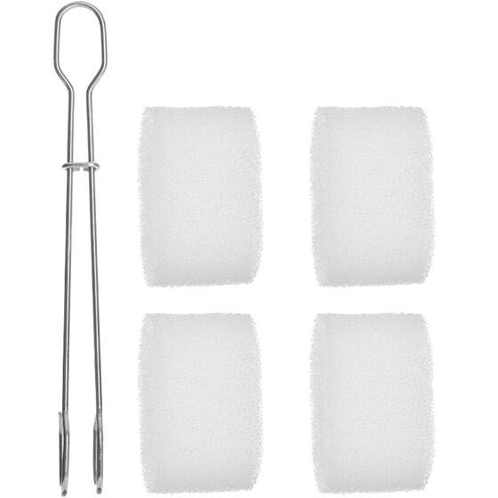 
FaSoLa cup brush bottle brush sponge replacement stainless steel long-handled water cup cleaning artifact special brush for washing cups