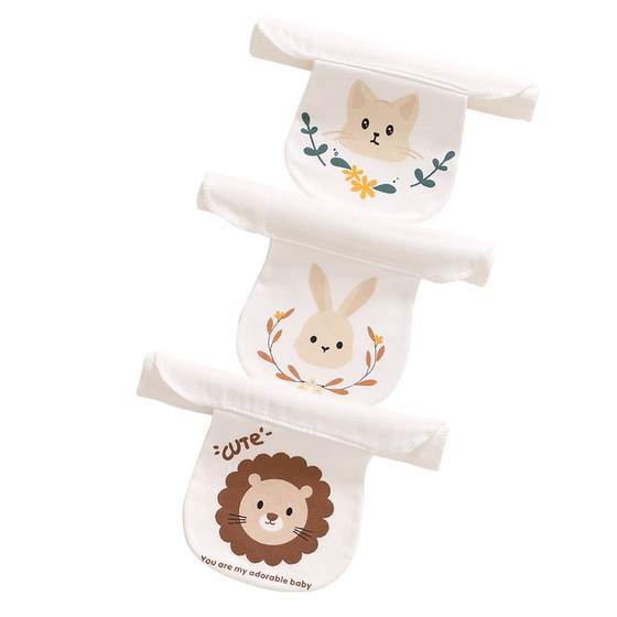 Children's pure cotton sweat-absorbing towel kindergarten boys and girls cushion anti-sweat cotton gauze baby sweat-free towel
