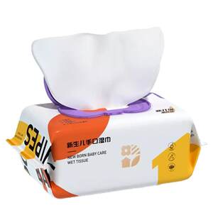 Deyou newborn baby hand mouth fart dedicated wet paper towel baby wet towel 80 pump 5 big bag household affordable installation