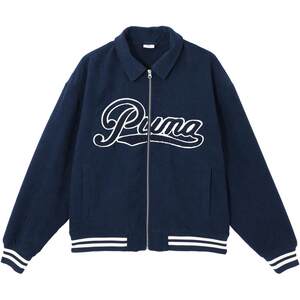 
Sports corduroy baseball uniform men's plus velvet retro lapel jacket jacket 630949 Puma puma official ole