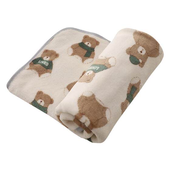 Cat special blanket coral velvet winter carpet pet cat stepping on milk cushion to sleep with a small quilt
