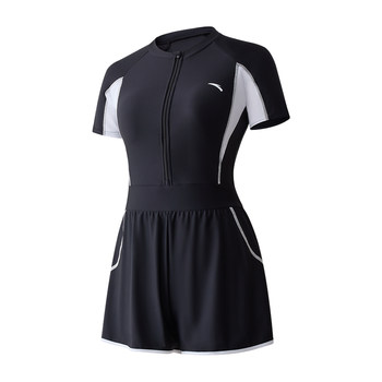 Anta one-piece short-sleeved swimsuit swimsuit swimsuit