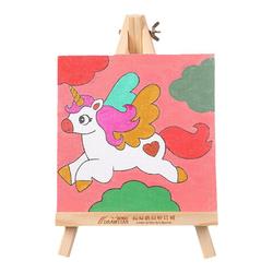 Children's Coloring Painting Kindergarten Painting Material Set Cartoon Unicorn Graffiti Painting Ins Paint Diy Art Painting