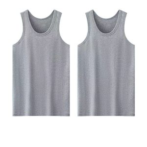
100% cotton men's vest in summer wear pure cotton base sleeveless sweat-absorbing shirt for middle-aged and elderly people in thin style