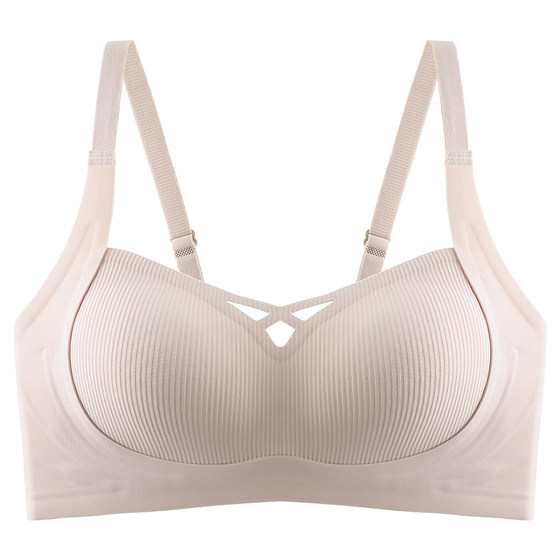 Six rabbit soft support underwear for women gathering small breasts without steel rings and thin upper support to prevent sagging and expansion bra