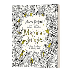 English Original Magical Jungle An Inky Expedition And Coloring Book For Adults Magical Jungle An Inky Expedition And Coloring Book For Adults English Version