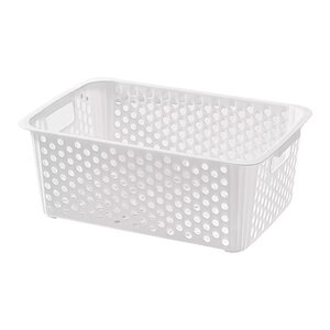 
Snacks and groceries storage basket toys sorting basket Japanese-style household plastic large storage box kitchen cabinet basket desktop