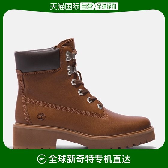 timberland女式 Carnaby Cool 6 英寸靴子 - 锈色全粒面 【美国奥