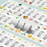 Прозрачная именная наклейка, водонепроницаемая наклейка для школьников, детские канцтовары со стаканом для детского сада, делается под заказ