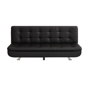 
Office sofa foldable dual-purpose reception room business reception three-person simple modern cat scratching leather sofa bed