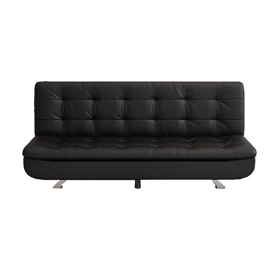 
Office sofa foldable dual-purpose reception room business reception three-person simple modern cat scratching leather sofa bed