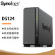 群晖（Synology）DS124 单盘位 NAS网络存储服务器 私有云 智能相册 文件自动同步