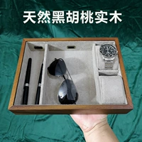 Ювелирное украшение, часы, очки, расширенная ручка, деревянная импортная система хранения, универсальная коробка для хранения из натурального дерева