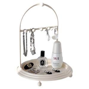 
Entrance storage tray entrance door key glasses watch jewelry necklace storage rack high-end desktop light luxury ornaments