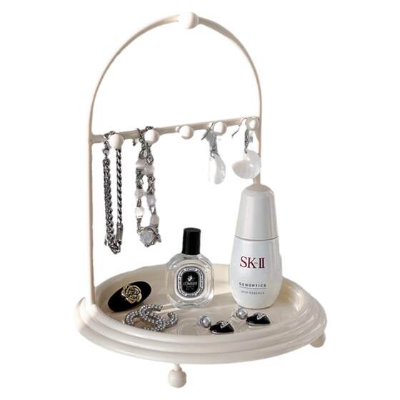 
Entrance storage tray entrance door key glasses watch jewelry necklace storage rack high-end desktop light luxury ornaments