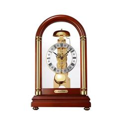 Mechanical Clock For Living Room Household German Hemler Solid Wood Simple Creative Clock New Chinese Style Retro Desktop Ornaments